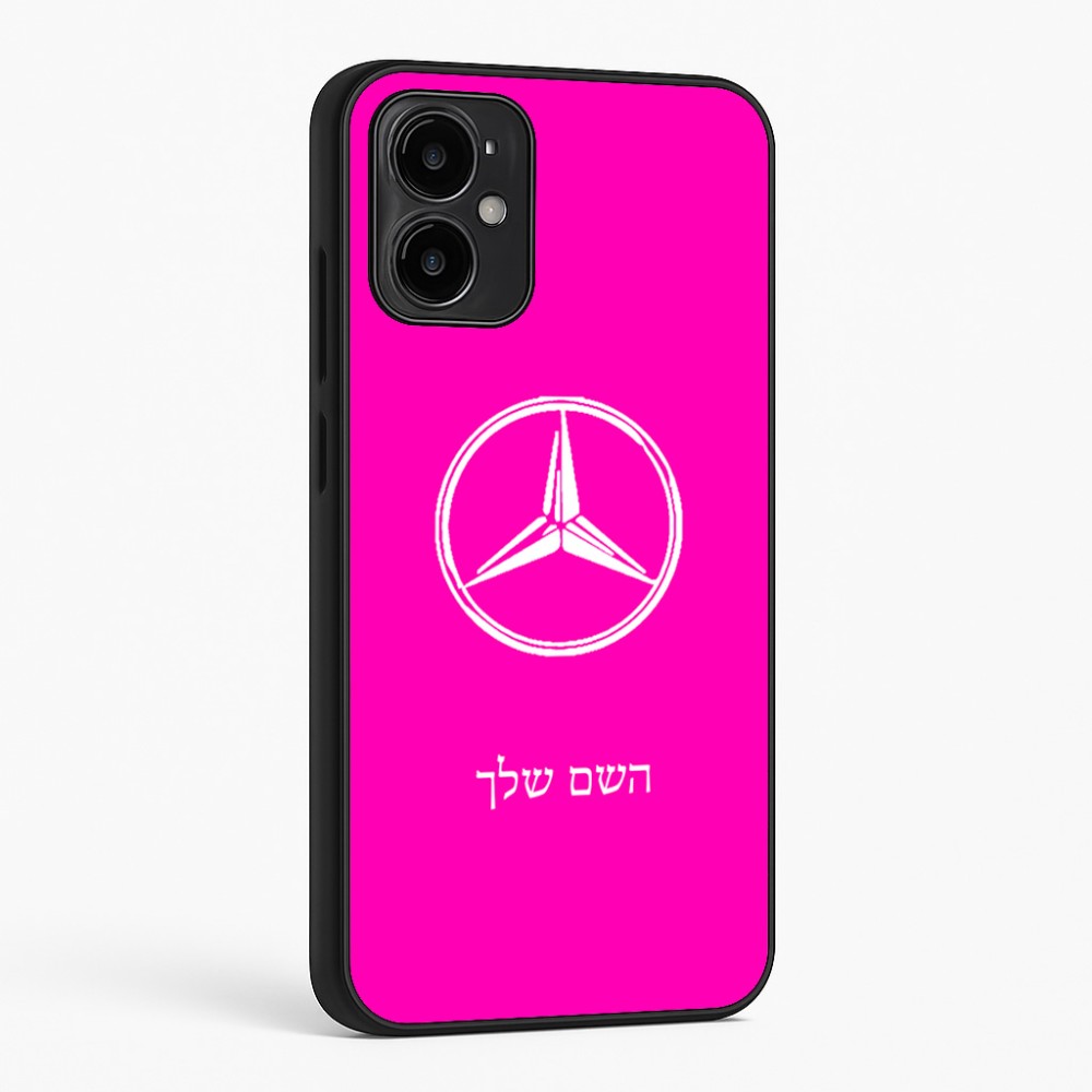 כיסוי בעיצוב אישי עם השם שלך לדגם - Motorola Moto G34 5G בעיצוב מרצדס-בנץ