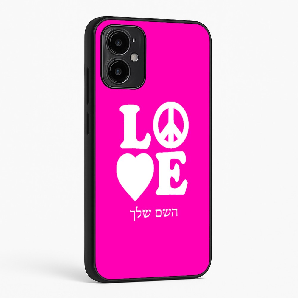 כיסוי בעיצוב אישי עם השם שלך לדגם - Motorola Moto G34 5G בעיצוב אהבה