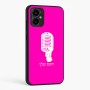 כיסוי בעיצוב אישי עם השם שלך לדגם - Motorola Moto G34 5G בעיצוב מיקרופון