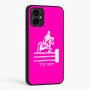 כיסוי בעיצוב אישי עם השם שלך לדגם - Motorola Moto G34 5G בעיצוב רוכב סוסים
