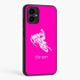 כיסוי בעיצוב אישי עם השם שלך לדגם - Motorola Moto G34 5G בעיצוב אופנוע שלג