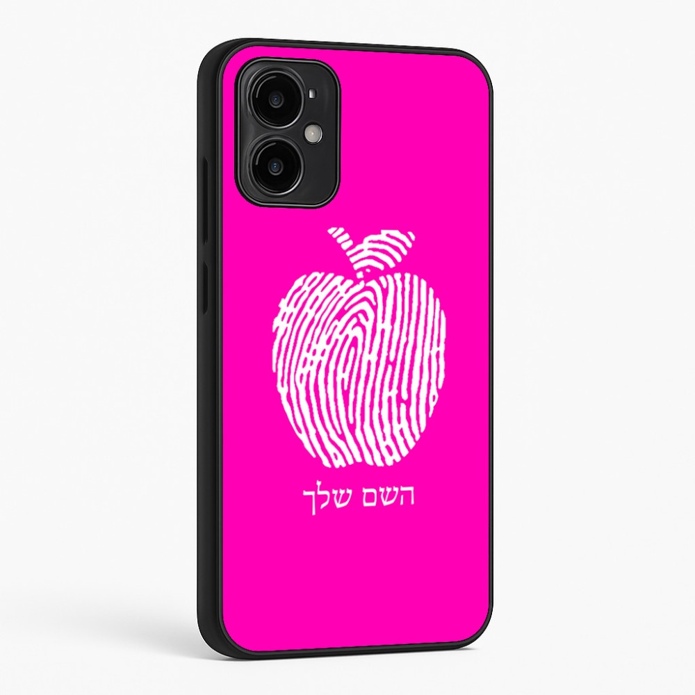 כיסוי בעיצוב אישי עם השם שלך לדגם - Motorola Moto G34 5G בעיצוב הדפס תפוח