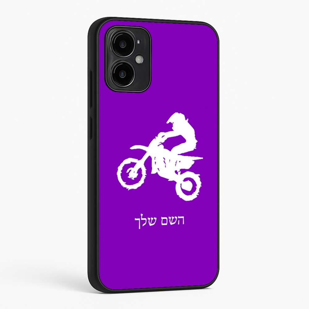 כיסוי בעיצוב אישי עם השם שלך לדגם - Motorola Moto G34 5G בעיצוב מוטוקרוס