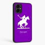 כיסוי בעיצוב אישי עם השם שלך לדגם - Motorola Moto G34 5G בעיצוב שחקן פולו - סוס