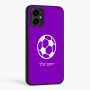 כיסוי בעיצוב אישי עם השם שלך לדגם - Motorola Moto G34 5G בעיצוב כדורגל כדור כדורגל