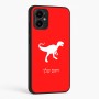 כיסוי בעיצוב אישי עם השם שלך לדגם - Motorola Moto G34 5G בעיצוב דינוזאור