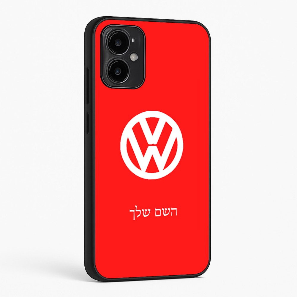 כיסוי בעיצוב אישי עם השם שלך לדגם - Motorola Moto G34 5G בעיצוב פולקסווגן