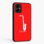 כיסוי בעיצוב אישי עם השם שלך לדגם - Motorola Moto G34 5G בעיצוב סקסופון