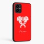 כיסוי בעיצוב אישי עם השם שלך לדגם - Motorola Moto G34 5G בעיצוב פרחי קרן