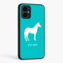 כיסוי בעיצוב אישי עם השם שלך לדגם - Motorola Moto G34 5G בעיצוב סוס