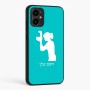 כיסוי בעיצוב אישי עם השם שלך לדגם - Motorola Moto G34 5G בעיצוב צלמת - אישה