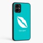 כיסוי בעיצוב אישי עם השם שלך לדגם - Motorola Moto G34 5G בעיצוב שפתיים - נשיקה