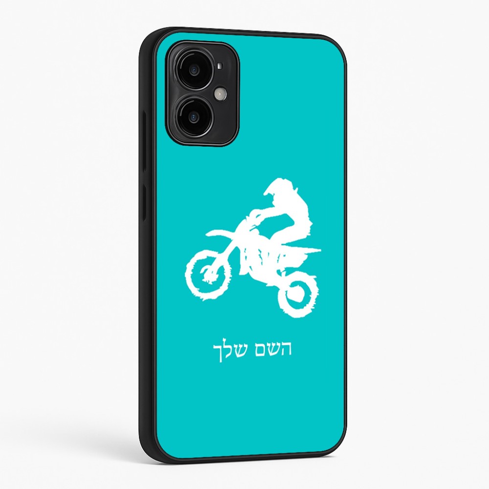 כיסוי בעיצוב אישי עם השם שלך לדגם - Motorola Moto G34 5G בעיצוב מוטוקרוס