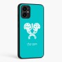 כיסוי בעיצוב אישי עם השם שלך לדגם - Motorola Moto G34 5G בעיצוב פרחי קרן