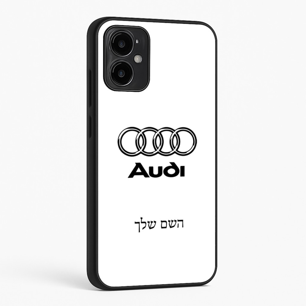כיסוי בעיצוב אישי עם השם שלך לדגם - Motorola Moto G34 5G בעיצוב אאודי