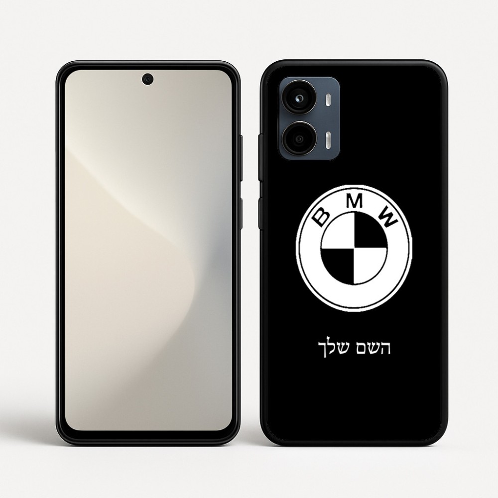 כיסוי בעיצוב אישי עם השם שלך לדגם - Motorola Moto G34 5G בעיצוב ב.מ.וו