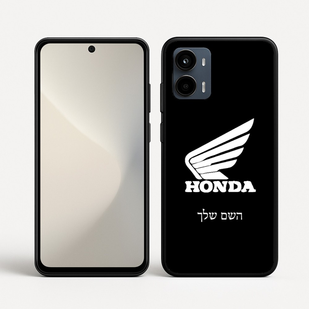 כיסוי בעיצוב אישי עם השם שלך לדגם - Motorola Moto G34 5G בעיצוב הונדה