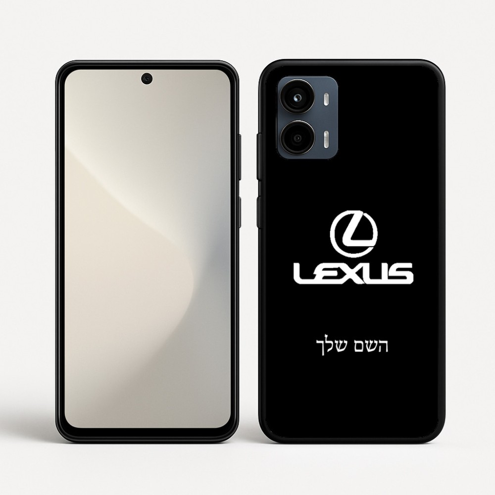 כיסוי בעיצוב אישי עם השם שלך לדגם - Motorola Moto G34 5G בעיצוב לקסוס