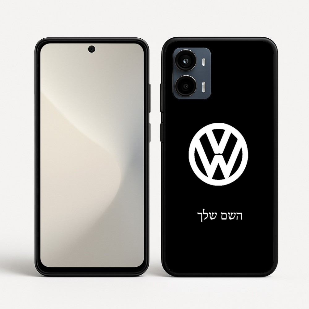 כיסוי בעיצוב אישי עם השם שלך לדגם - Motorola Moto G34 5G בעיצוב פולקסווגן
