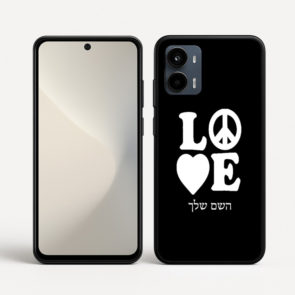 כיסוי בעיצוב אישי עם השם שלך לדגם - Motorola Moto G34 5G בעיצוב אהבה