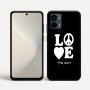 כיסוי בעיצוב אישי עם השם שלך לדגם - Motorola Moto G34 5G בעיצוב אהבה