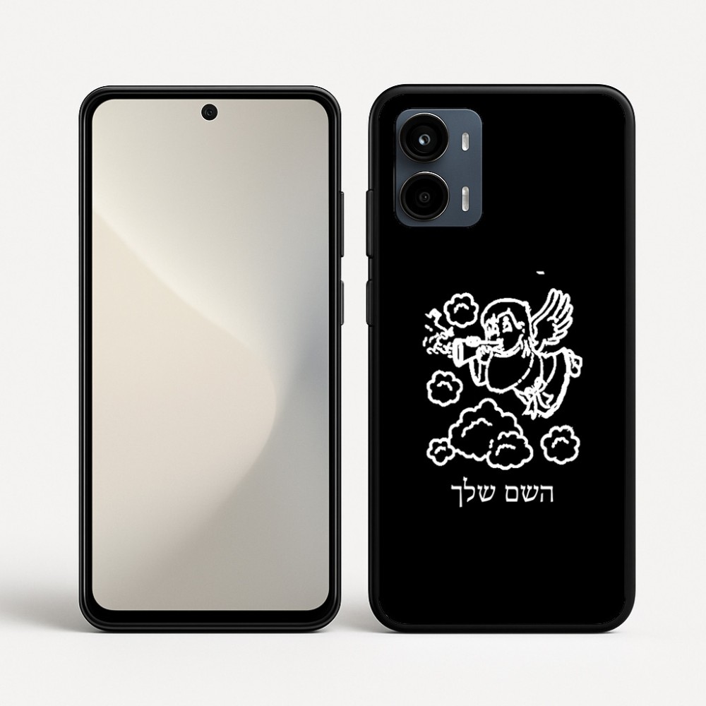 כיסוי בעיצוב אישי עם השם שלך לדגם - Motorola Moto G34 5G בעיצוב מחזמר אנג'ל 2