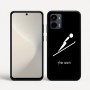 כיסוי בעיצוב אישי עם השם שלך לדגם - Motorola Moto G34 5G בעיצוב קפיצת סקי אולימפית