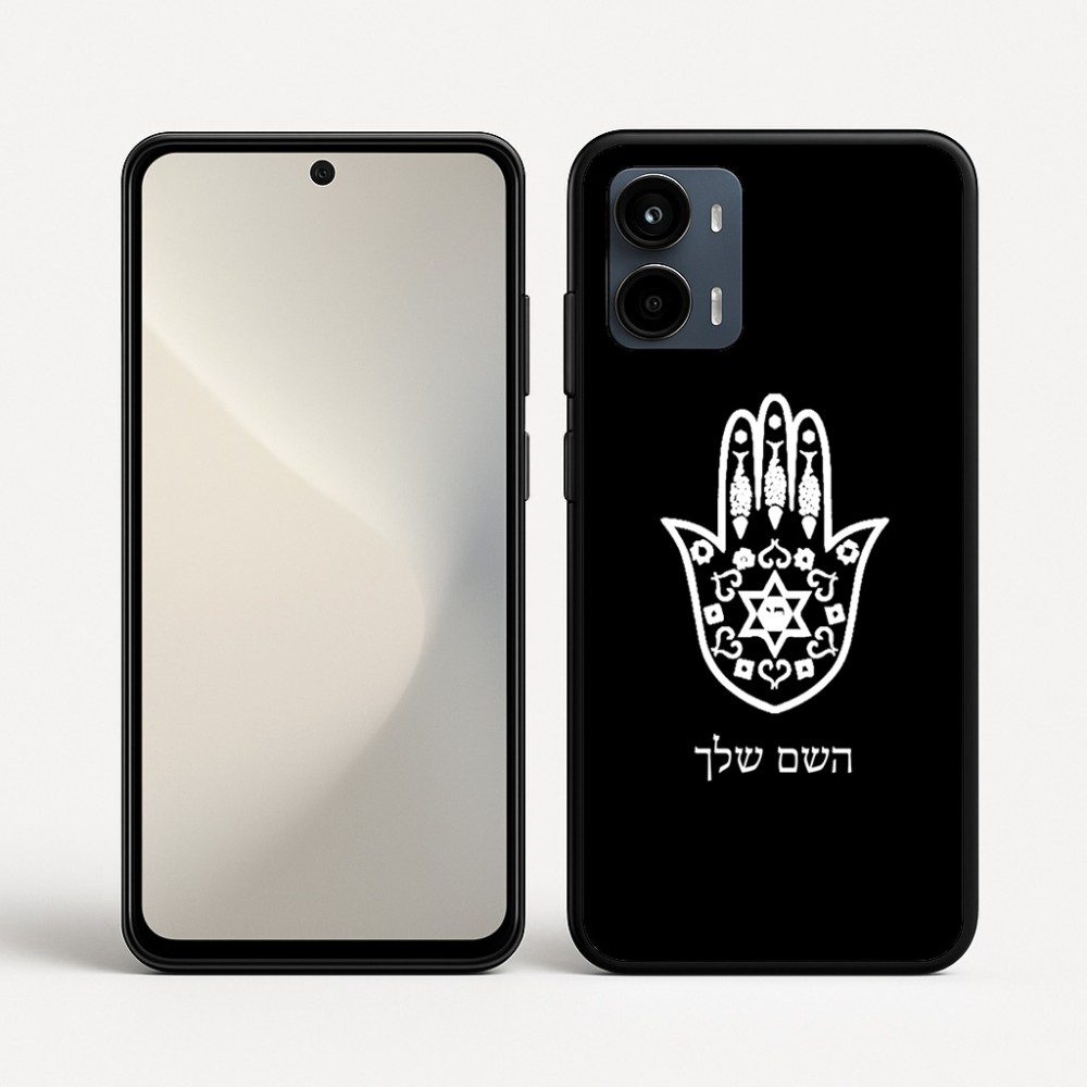 כיסוי בעיצוב אישי עם השם שלך לדגם - Motorola Moto G34 5G בעיצוב חמסה - קבלה