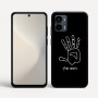 כיסוי בעיצוב אישי עם השם שלך לדגם - Motorola Moto G34 5G בעיצוב יד