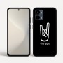 כיסוי בעיצוב אישי עם השם שלך לדגם - Motorola Moto G34 5G בעיצוב יד סלע