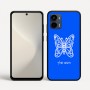 כיסוי בעיצוב אישי עם השם שלך לדגם - Motorola Moto G34 5G בעיצוב פרפר