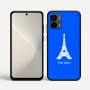 כיסוי בעיצוב אישי עם השם שלך לדגם - Motorola Moto G34 5G בעיצוב מגדל אייפל