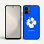כיסוי בעיצוב אישי עם השם שלך לדגם - Motorola Moto G34 5G בעיצוב פרח היביסקוס