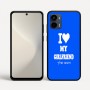 כיסוי בעיצוב אישי עם השם שלך לדגם - Motorola Moto G34 5G בעיצוב אוהב את החברה שלי
