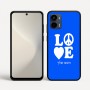 כיסוי בעיצוב אישי עם השם שלך לדגם - Motorola Moto G34 5G בעיצוב אהבה