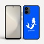 כיסוי בעיצוב אישי עם השם שלך לדגם - Motorola Moto G34 5G בעיצוב בתולת ים - אישה