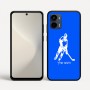 כיסוי בעיצוב אישי עם השם שלך לדגם - Motorola Moto G34 5G בעיצוב שחקן הוקי