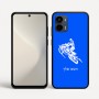 כיסוי בעיצוב אישי עם השם שלך לדגם - Motorola Moto G34 5G בעיצוב אופנוע שלג