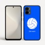 כיסוי בעיצוב אישי עם השם שלך לדגם - Motorola Moto G34 5G בעיצוב כדור כדורעף