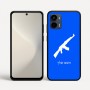 כיסוי בעיצוב אישי עם השם שלך לדגם - Motorola Moto G34 5G בעיצוב אק 47