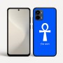 כיסוי בעיצוב אישי עם השם שלך לדגם - Motorola Moto G34 5G בעיצוב אנק - מפתח החיים המצרי