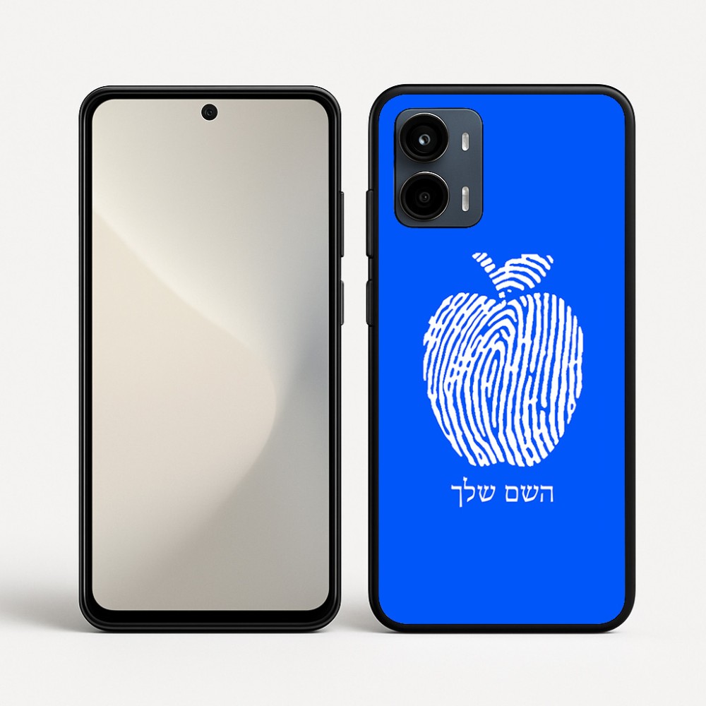 כיסוי בעיצוב אישי עם השם שלך לדגם - Motorola Moto G34 5G בעיצוב הדפס תפוח