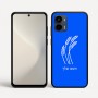 כיסוי בעיצוב אישי עם השם שלך לדגם - Motorola Moto G34 5G בעיצוב חיטה גלית זהב