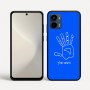 כיסוי בעיצוב אישי עם השם שלך לדגם - Motorola Moto G34 5G בעיצוב יד