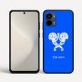 כיסוי בעיצוב אישי עם השם שלך לדגם - Motorola Moto G34 5G בעיצוב פרחי קרן