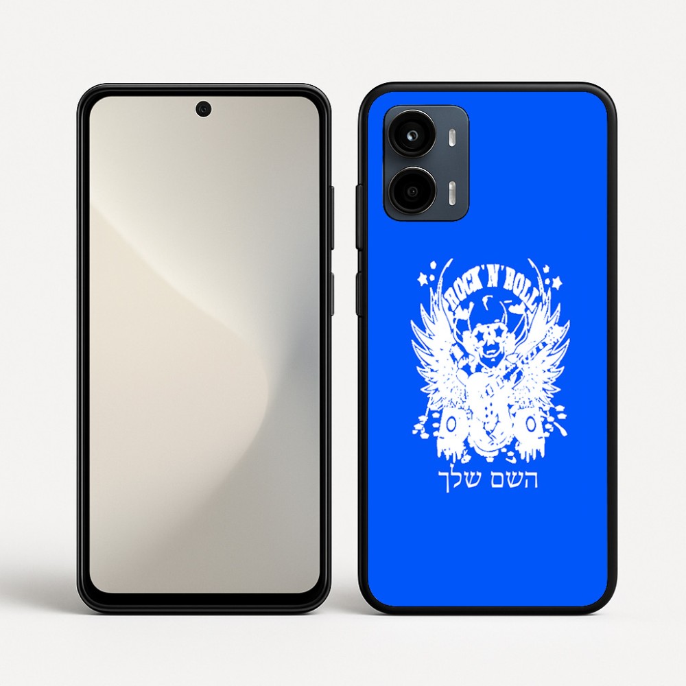 כיסוי בעיצוב אישי עם השם שלך לדגם - Motorola Moto G34 5G בעיצוב רוקנרול