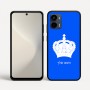 כיסוי בעיצוב אישי עם השם שלך לדגם - Motorola Moto G34 5G בעיצוב כתר מלכותי