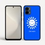 כיסוי בעיצוב אישי עם השם שלך לדגם - Motorola Moto G34 5G בעיצוב שמש