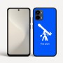 כיסוי בעיצוב אישי עם השם שלך לדגם - Motorola Moto G34 5G בעיצוב טלסקופ