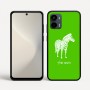 כיסוי בעיצוב אישי עם השם שלך לדגם - Motorola Moto G34 5G בעיצוב זברה